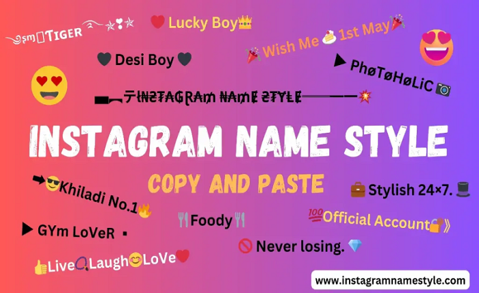 instagram name style