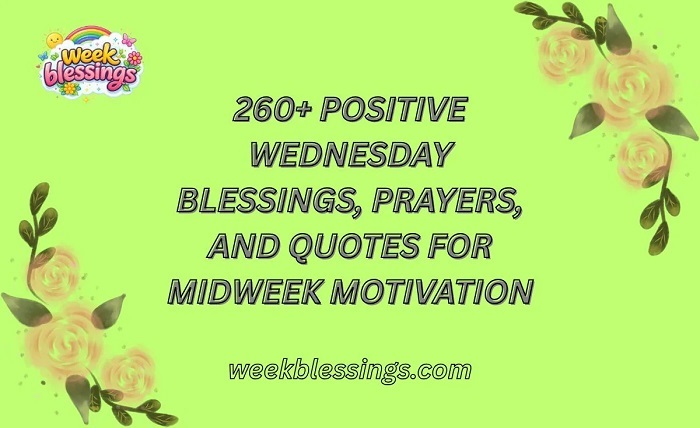 wednesday blessings and prayers